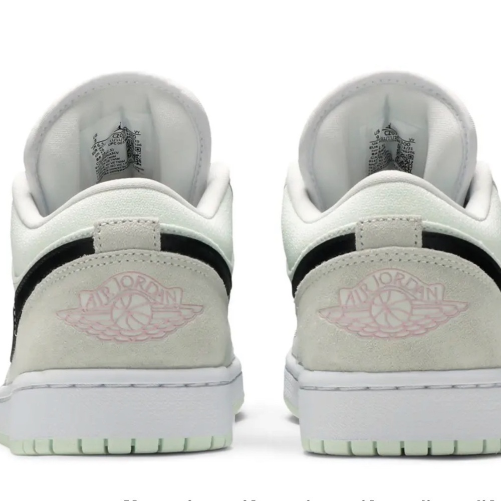 NEW Wmns Air Jordan 1 Low SE 'Barely Green', Size 9 - Picture 3 of 12